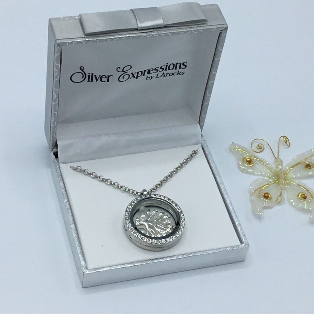 Silver Expressions by LArocks Tree Of Life Locket